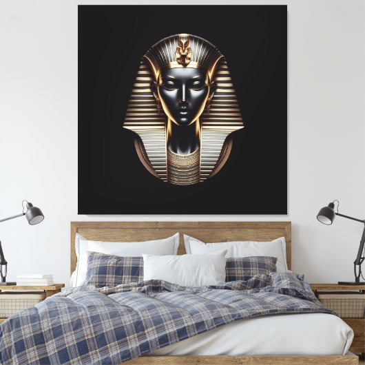 Egyptische coopal Art Canvas Afdruk (Insitu (Slaapkamer))