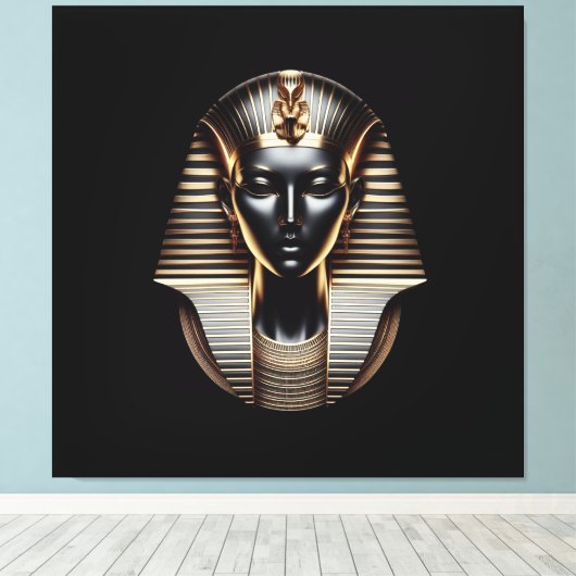 Egyptische coopal Art Canvas Afdruk (Insitu (Houten vloer))