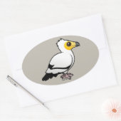 Egyptische cultuur ovale sticker (Envelop)