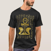 Egyptische deken met Uraeus en de Cobra T-shirt (Voorkant)