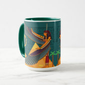 Egyptische Design Coffee-Mok Mok (Voorkant links)