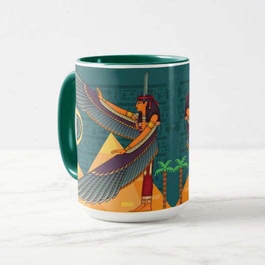Egyptische Design Coffee-Mok Mok (Voorkant links)