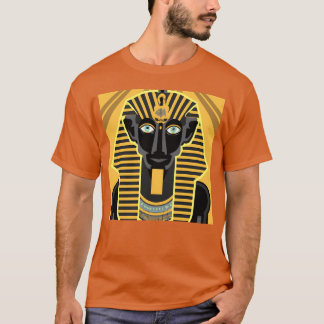 Egyptische dier-mensachtige god in de stad vriend t-shirt