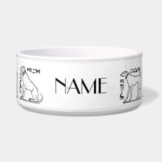 Egyptische Dogs Pet Bowl Voerbakje