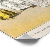 Egyptische Dress uit 'Trachten der Voelker' Poster (Hoek)