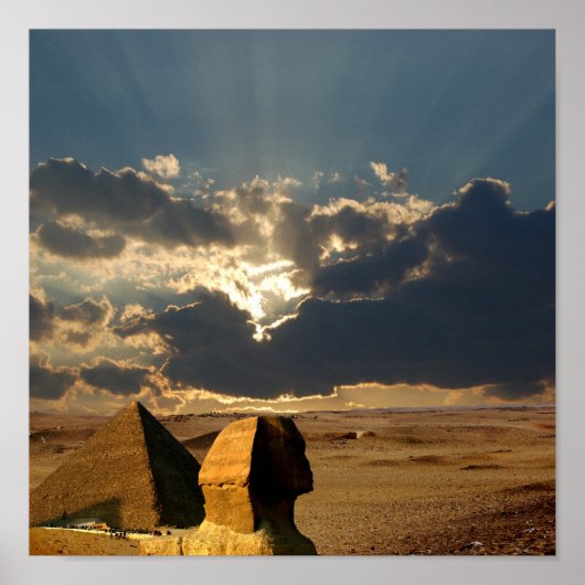 Egyptische druk poster (Voorkant)