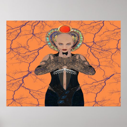 Egyptische Elektrische Magie Poster (Voorkant)