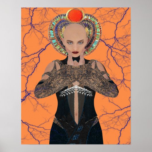 Egyptische Elektrische Magie Poster (Voorkant)