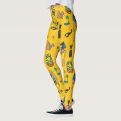 Egyptische elementen, Anubis, piramides patroon. Leggings (Links)