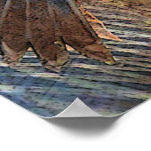 Egyptische Falcon Print (Hoek)