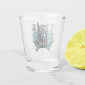 Egyptische fantasie figuur. shot glas (Achterkant)