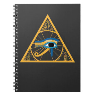 Egyptische Farao Ancient Horus Eye-symbool Notitieboek