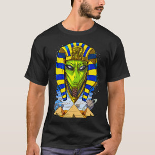 Egyptische farao buitenaards t-shirt