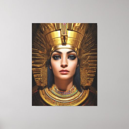 Egyptische Farao Canvas Print (Voorkant)
