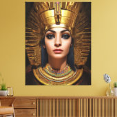 Egyptische Farao Canvas Print (Insitu (Woonkamer))