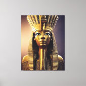 Egyptische Farao Canvas Print Canvas (Voorkant)