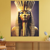 Egyptische Farao Canvas Print Canvas (Insitu (Woonkamer))