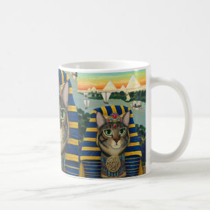 Egyptische farao Cat Bastet Egypt Bast Art Mok