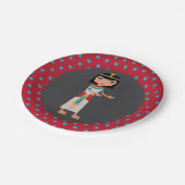 Egyptische Farao dansfeest Papieren Bordje (Gekanteld)