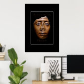 Egyptische Farao Face Art Poster (Thuiskantoor)