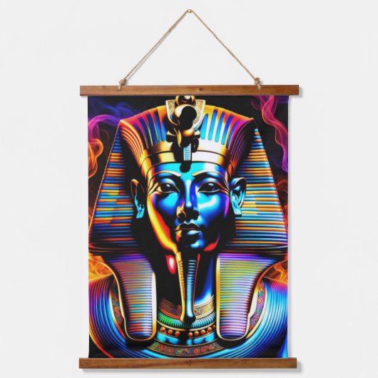 Egyptische Farao Hangend Wandkleed (Voorkant)