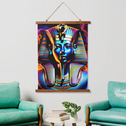 Egyptische Farao Hangend Wandkleed (Woonkamer)