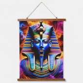 Egyptische Farao Hangend Wandkleed (Voorkant)