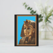 Egyptische Farao Headdress, Art Briefkaart (Staand voorkant)