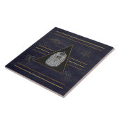 Egyptische Farao Hieroglyphs Tegeltje (Zijkant)