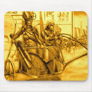 Egyptische farao in zijn Chariot Muismat