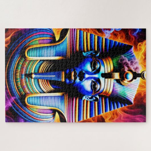 Egyptische Farao Legpuzzel (Horizontaal)