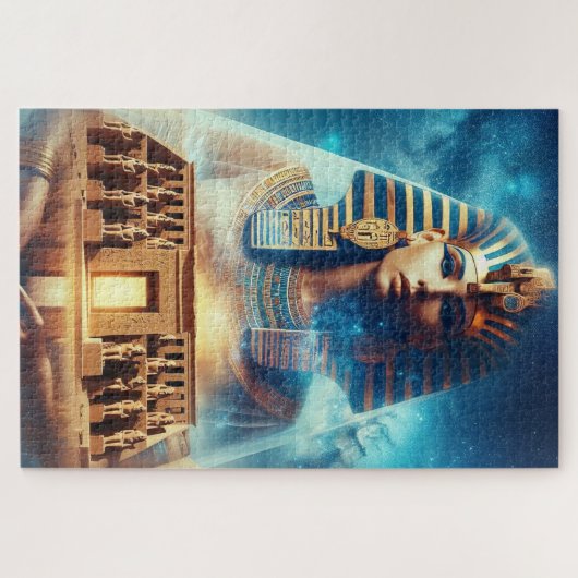 Egyptische Farao Legpuzzel (Horizontaal)