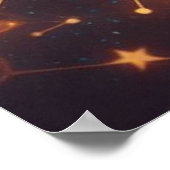 Egyptische Farao met Koning Cobra Poster (Hoek)