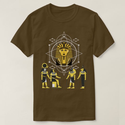 Egyptische Farao Pyramids Egypte T-shirt (Design voorkant)