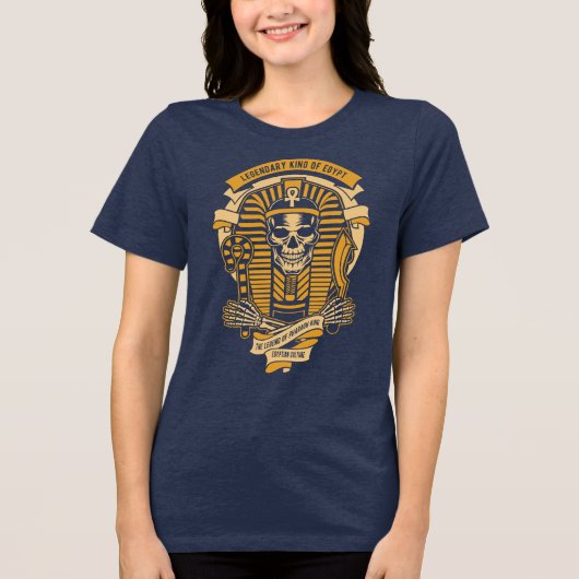 Egyptische farao schedel T-shirt (Voorkant)