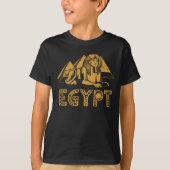 Egyptische Farao Sphinx Pyramids Egypte T-shirt (Voorkant)