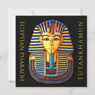 Egyptische farao Toetanchamon Hi-Def Flat Kaart