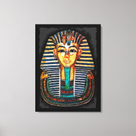Egyptische farao Toetanchamon Kunststudie Canvas Afdruk