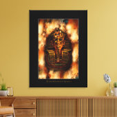 Egyptische Farao Tutankhamen Art Studie II Canvas Afdruk (Insitu (Woonkamer))