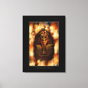 Egyptische Farao Tutankhamen Art Studie II Canvas Afdruk