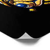 Egyptische Farao Tutankhamun King Tut Poster (Hoek)