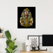 Egyptische Farao Tutankhamun King Tut Poster (Thuiskantoor)