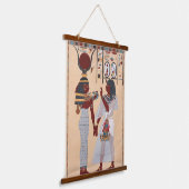 Egyptische farao's vechten | Oude krijgers kunst Hangend Wandkleed (Gebogen)