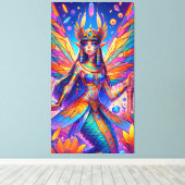 Egyptische fee canvas afdruk (Insitu (Houten vloer))