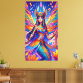 Egyptische fee canvas afdruk (Insitu (Woonkamer))