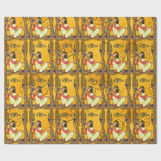 Egyptische Fusion Cadeaupapier (Vlak)