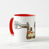 Egyptische Fusion Mok (Voorkant links)