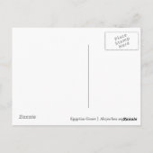 Egyptische gans briefkaart (Achterkant)