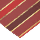 Egyptische Geometric Art Deco Red en Gold Tafelkleed (Gekanteld)