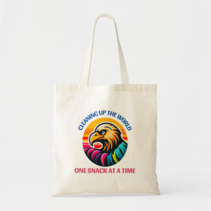 Egyptische gier als symbool van intelligentie tote bag